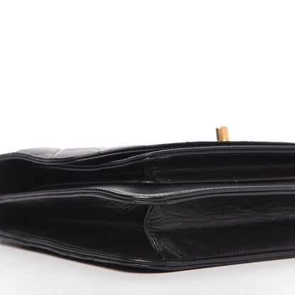 Chanel Calfskin Caviar Quilted Chain Handle Flap Black 6 of 10