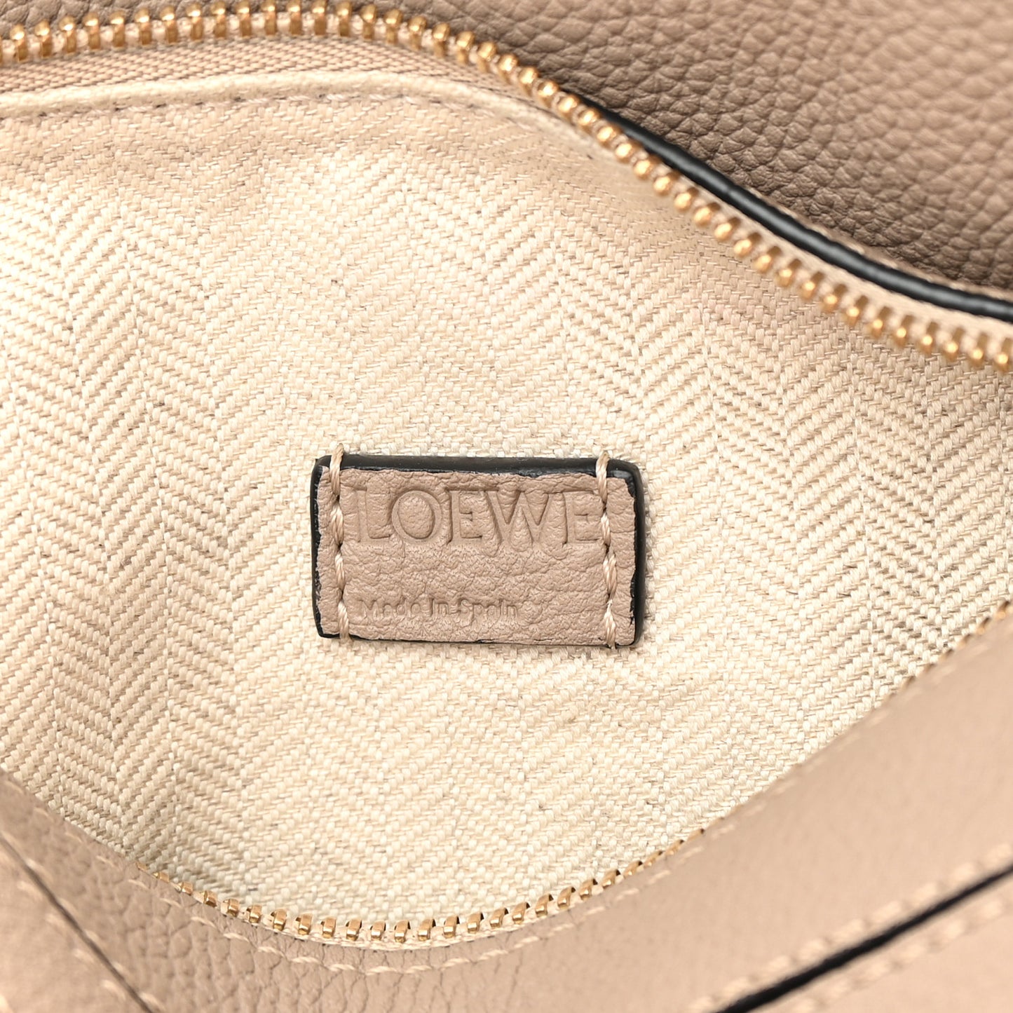 Calfskin Mini Puzzle Bag Sand