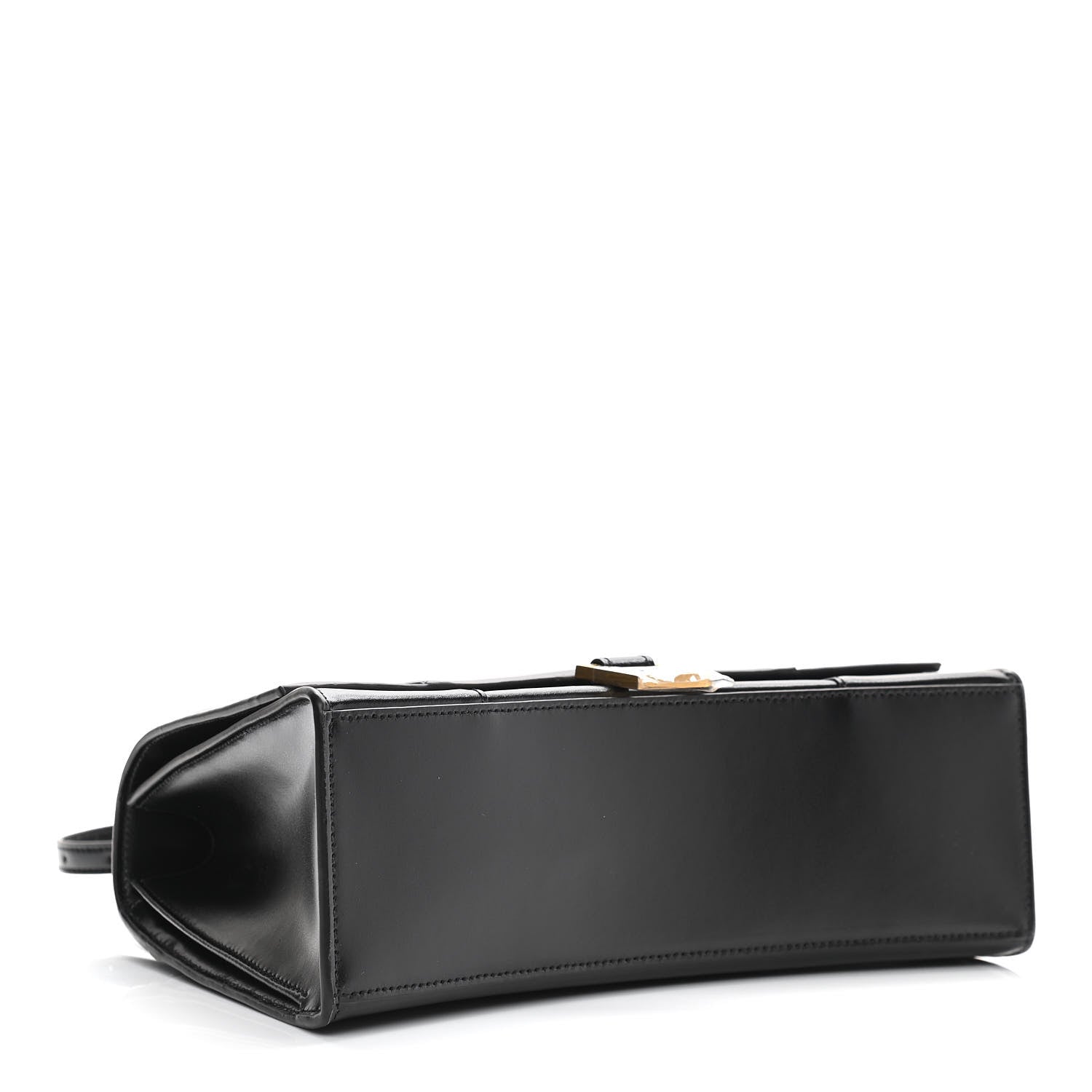 Balenciaga Shiny Box Calfskin Medium Hourglass Top Handle Bag Black 4 of 10