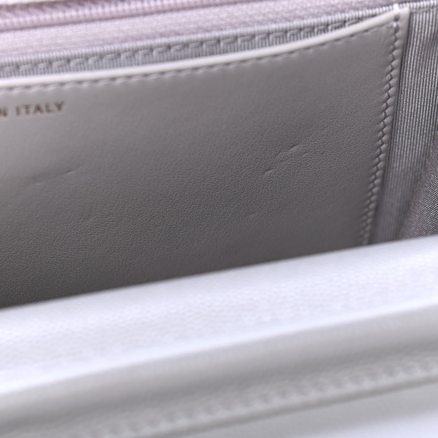 Chanel Caviar Quilted Wallet On Chain WOC Grey 8 of 8