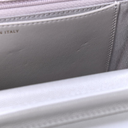 Chanel Caviar Quilted Wallet On Chain WOC Grey 8 of 8