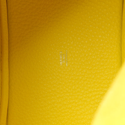 Hermes Taurillon Clemence Picotin Lock 18 PM Lime 8 of 11