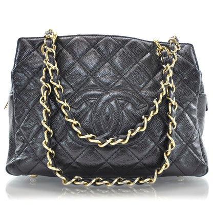 Chanel Caviar Quilted Petit Timeless Tote PTT Black 1 of 9