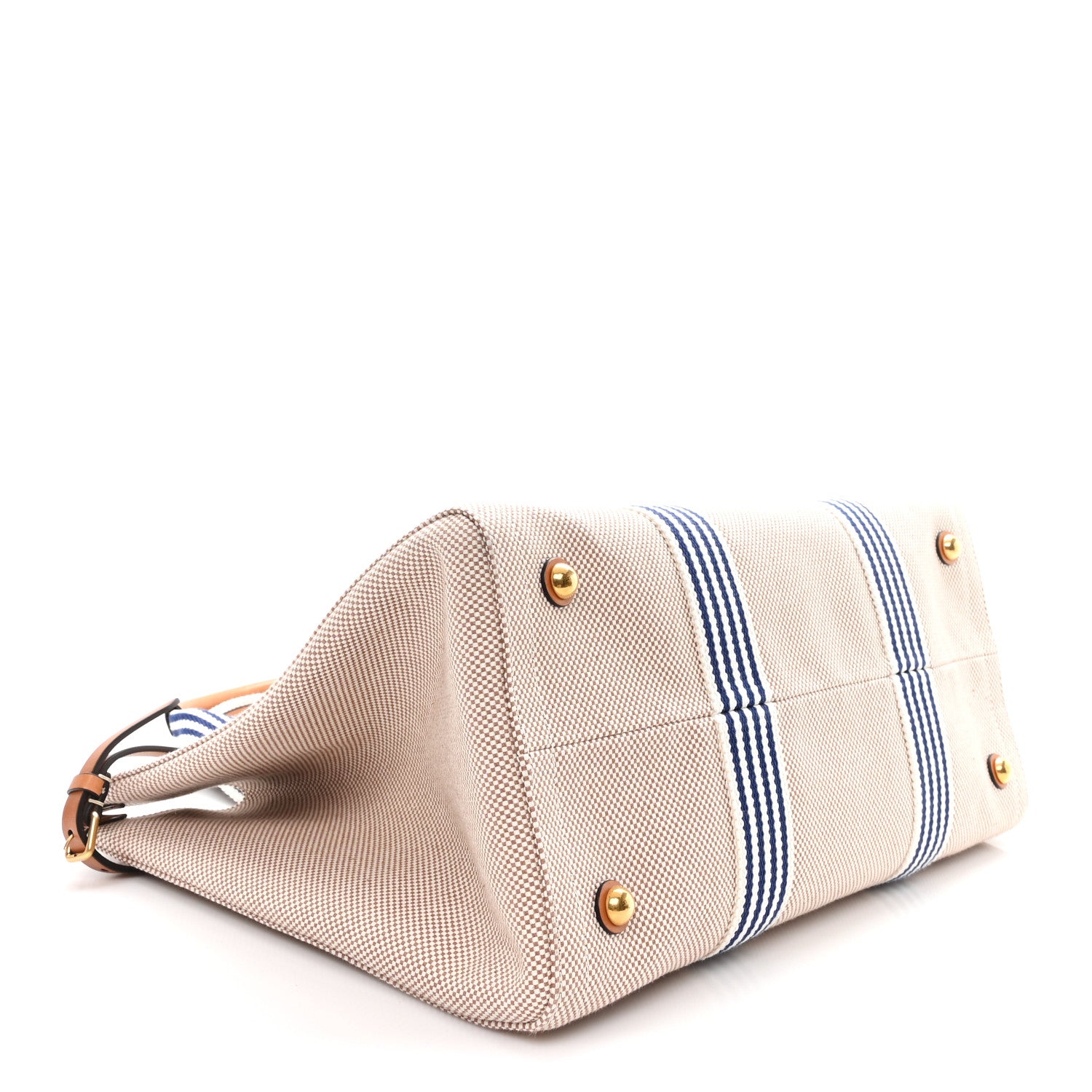 Valentino Garavani Jacquard Canvas Vlogo Antibes Shopping Bag Natural Multicolor 4 of 9
