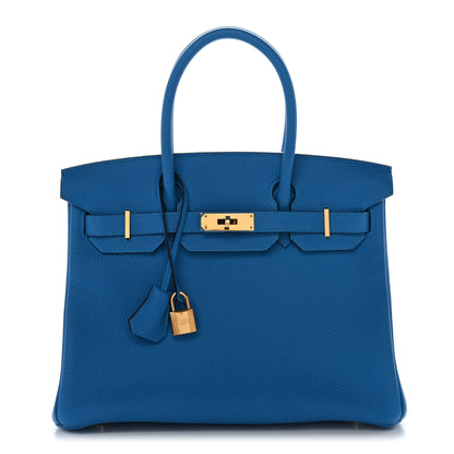 Hermes Togo Birkin 30 Bleu Zanzibar 1 of 11