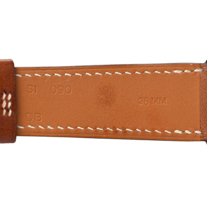 Hermes Barenia 38mm Apple Watch Double Tour Band Fauve 4 of 9