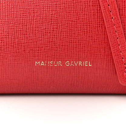 Mansur Gavriel Calfskin Mini Mini Bucket Bag Flamma 6 of 10