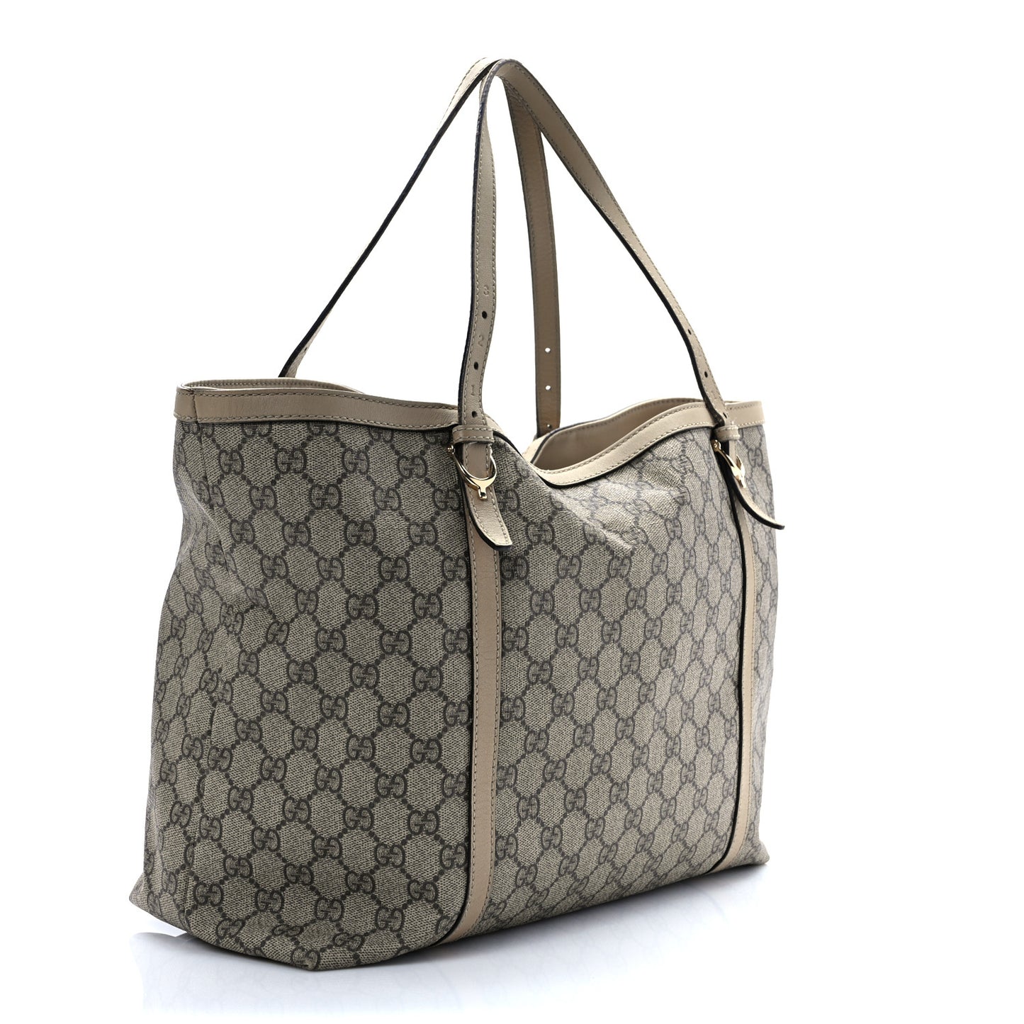 GG Supreme Monogram Medium Nice Tote Beige