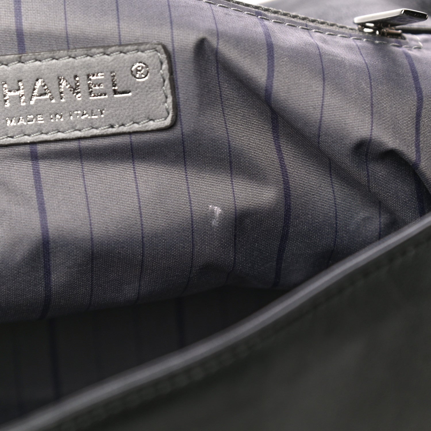 Chanel Lambskin Studded Accordion CC Flap Black 10 of 21