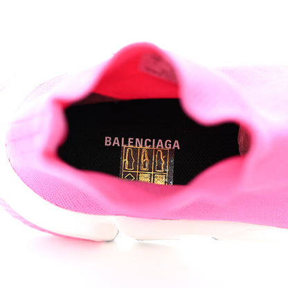Balenciaga Neoprene Knit Womens Speed Sneakers 40 Pink White 7 of 8