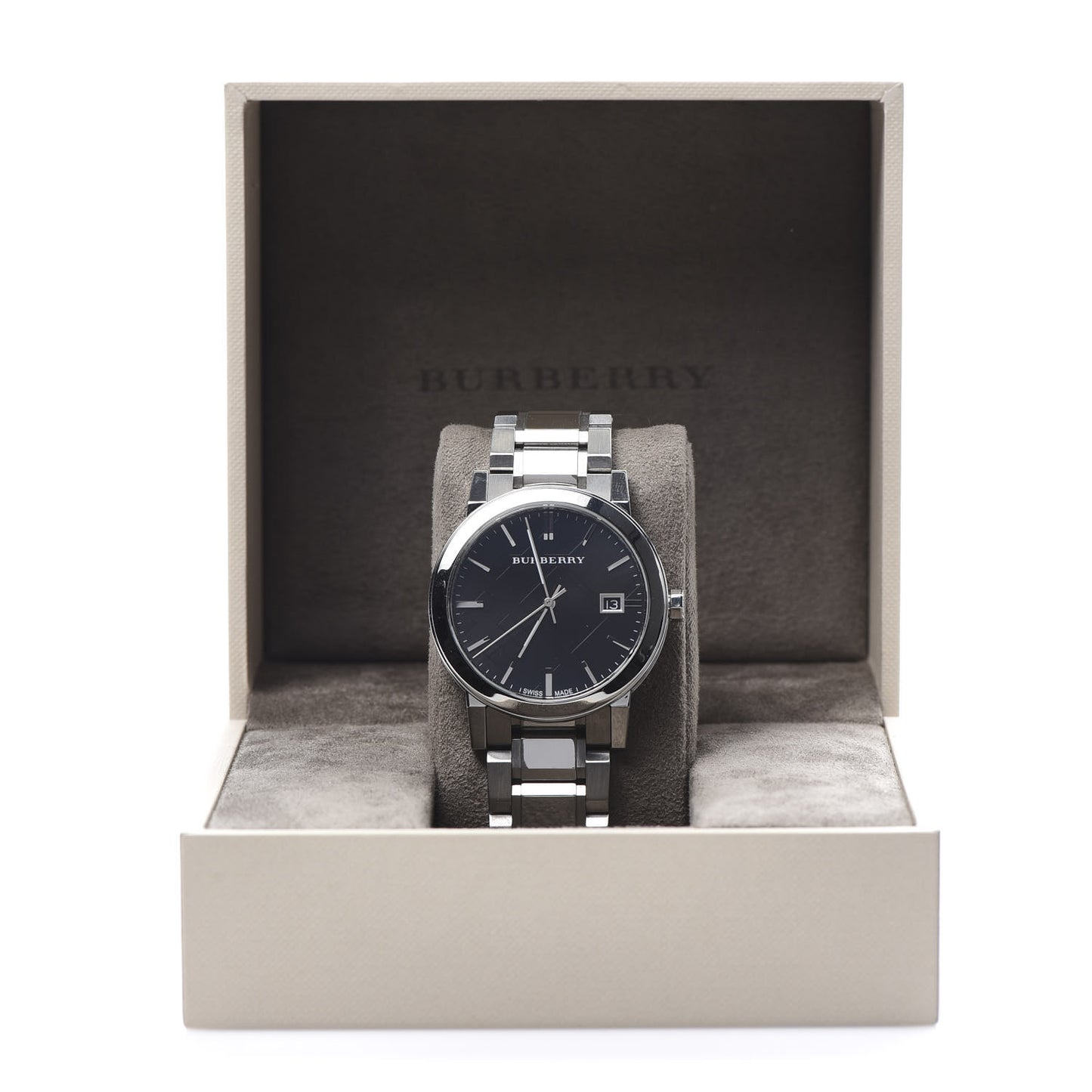 Stainless Steel 38mm The City Quartz Watch Black BU9001