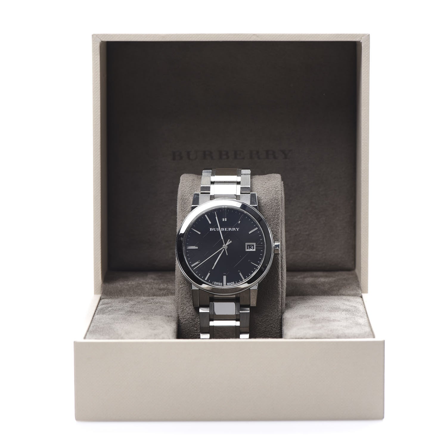Burberry Stainless Steel 38mm The City Quartz Watch Black BU9001 7 of 7