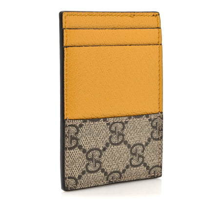 Gucci GG Supreme Monogram Neo Vintage Card Holder Beige Crop New Acero 4 of 9