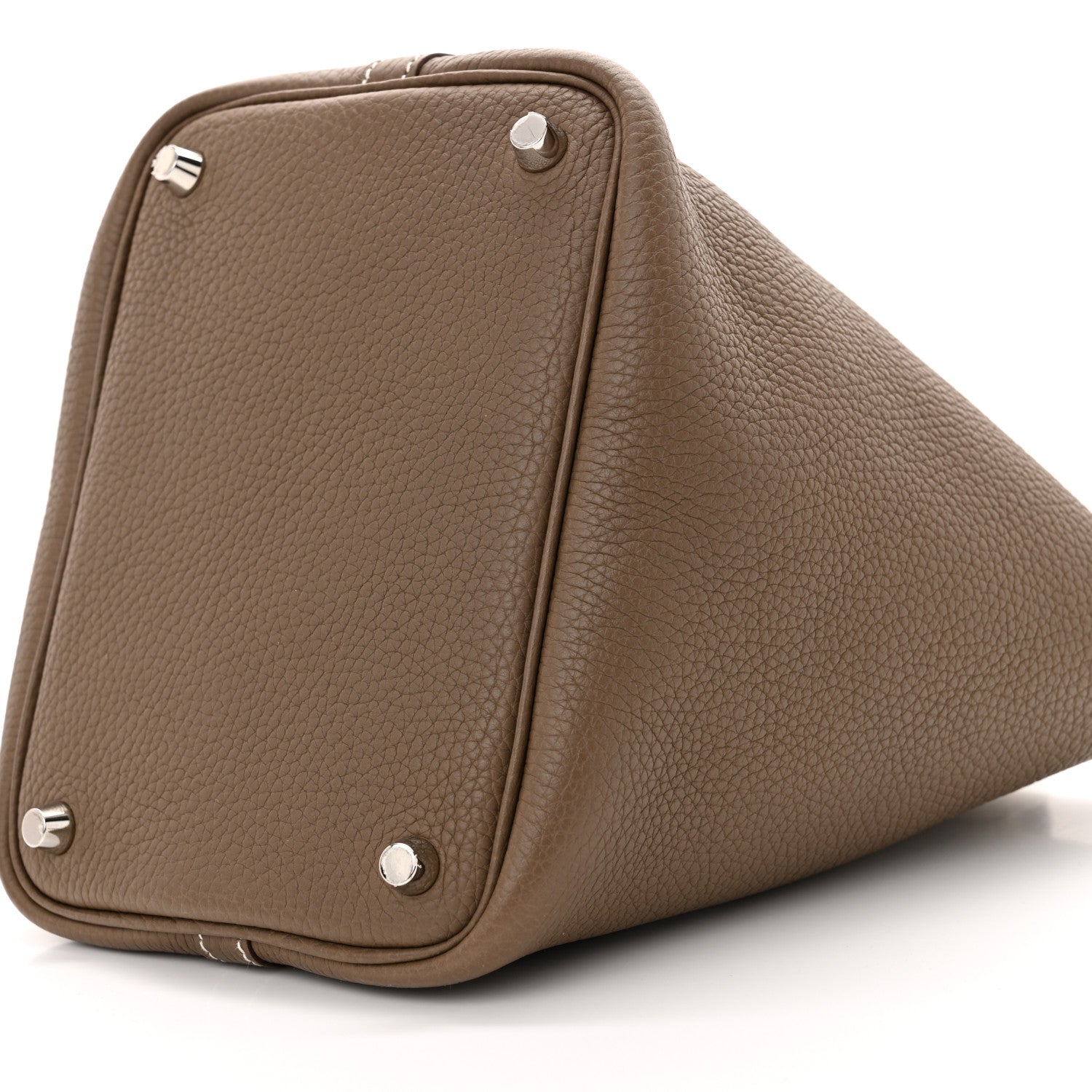 Hermes Taurillon Clemence Picotin Lock 18 PM Etoupe 10 of 10