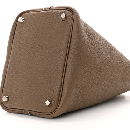 Hermes Taurillon Clemence Picotin Lock 18 PM Etoupe 10 of 10