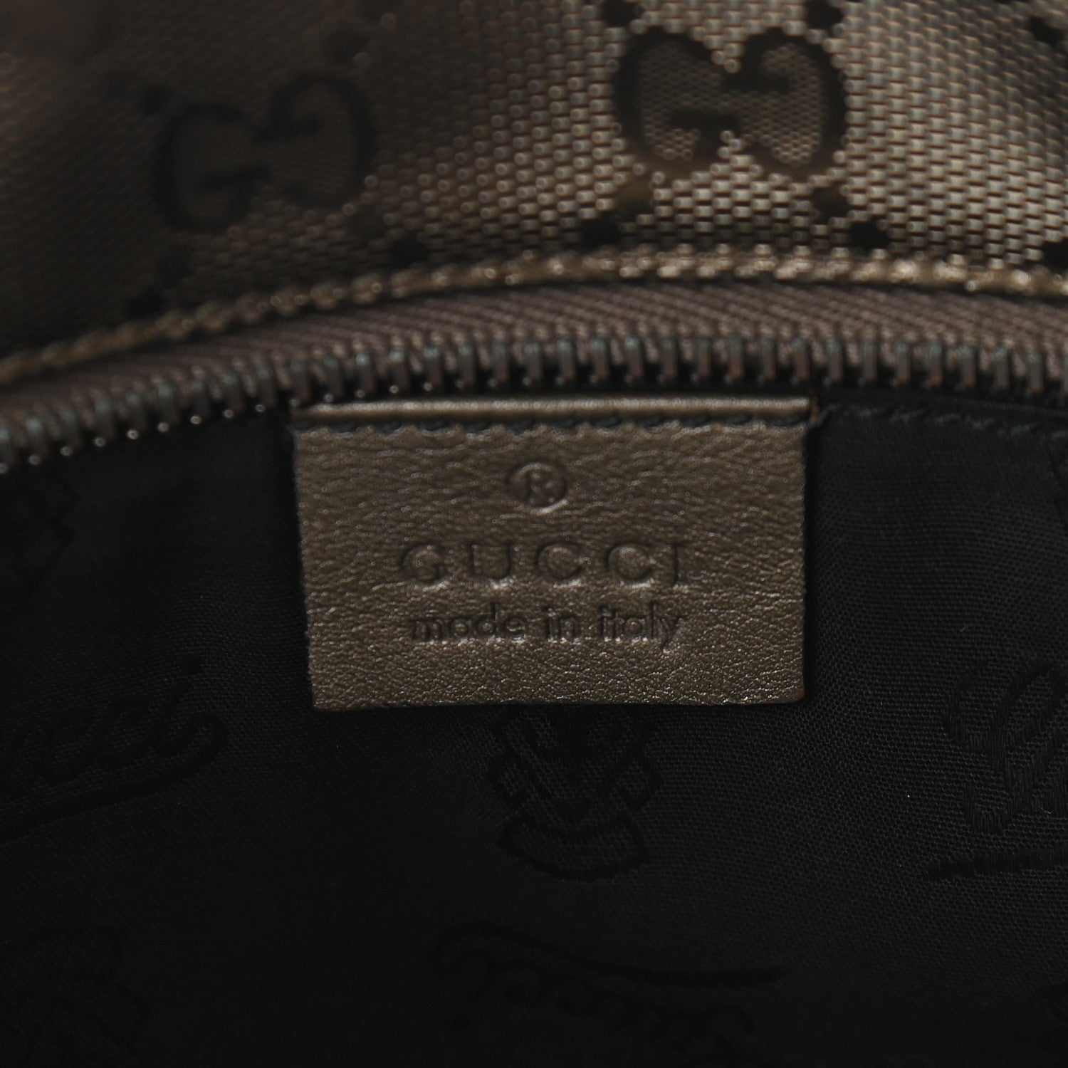 Gucci Imprime Monogram Small Joy Tote Pewter 6 of 9