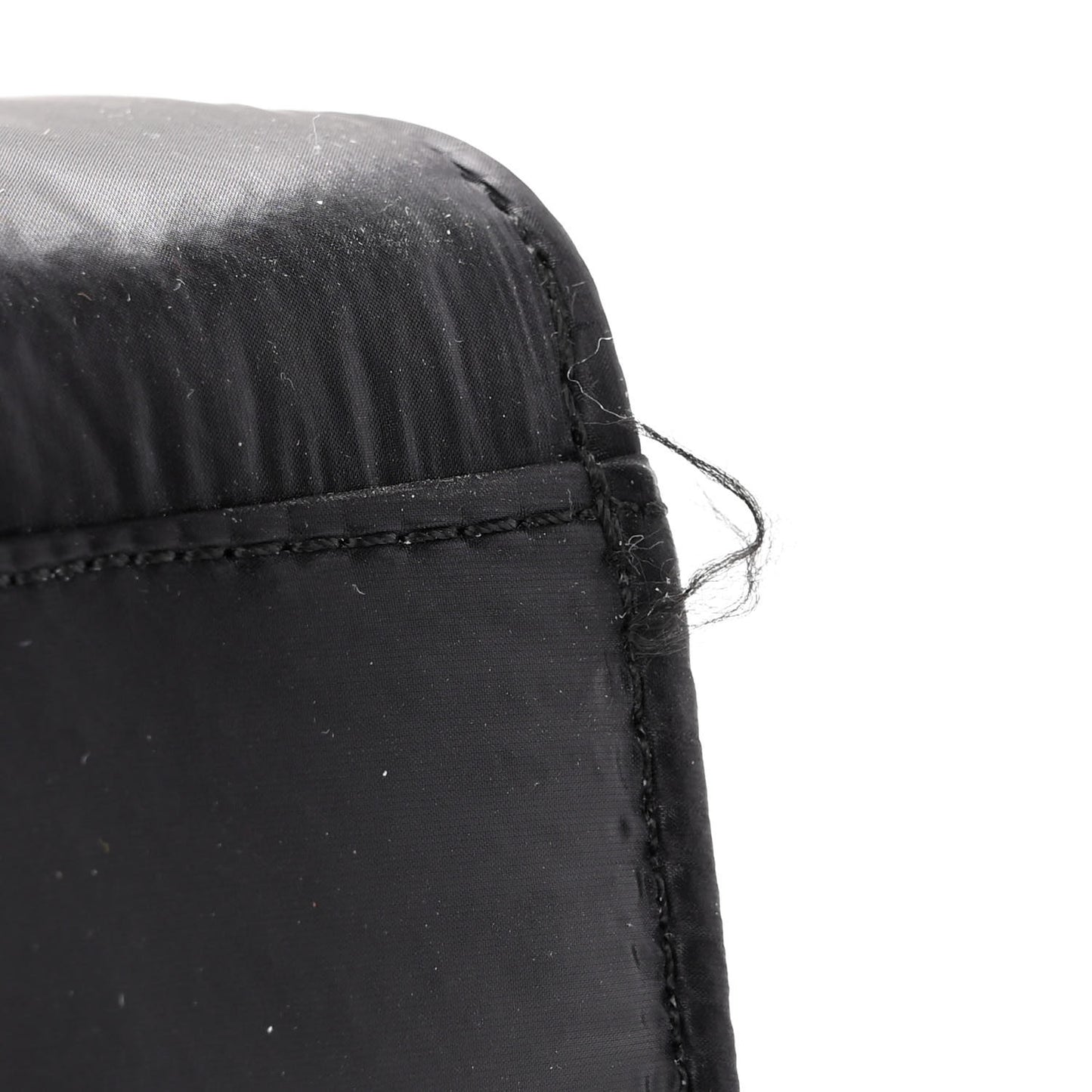 Nylon Medium Puff Shopping Bag Black