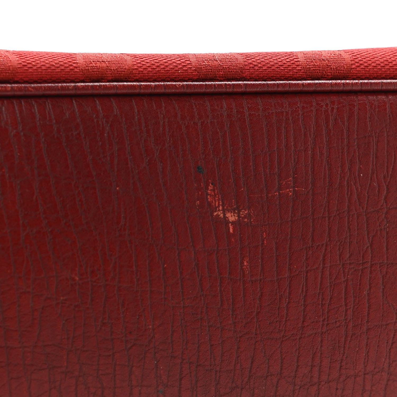 Gucci Monogram Small Bamboo Tote Red 12 of 13