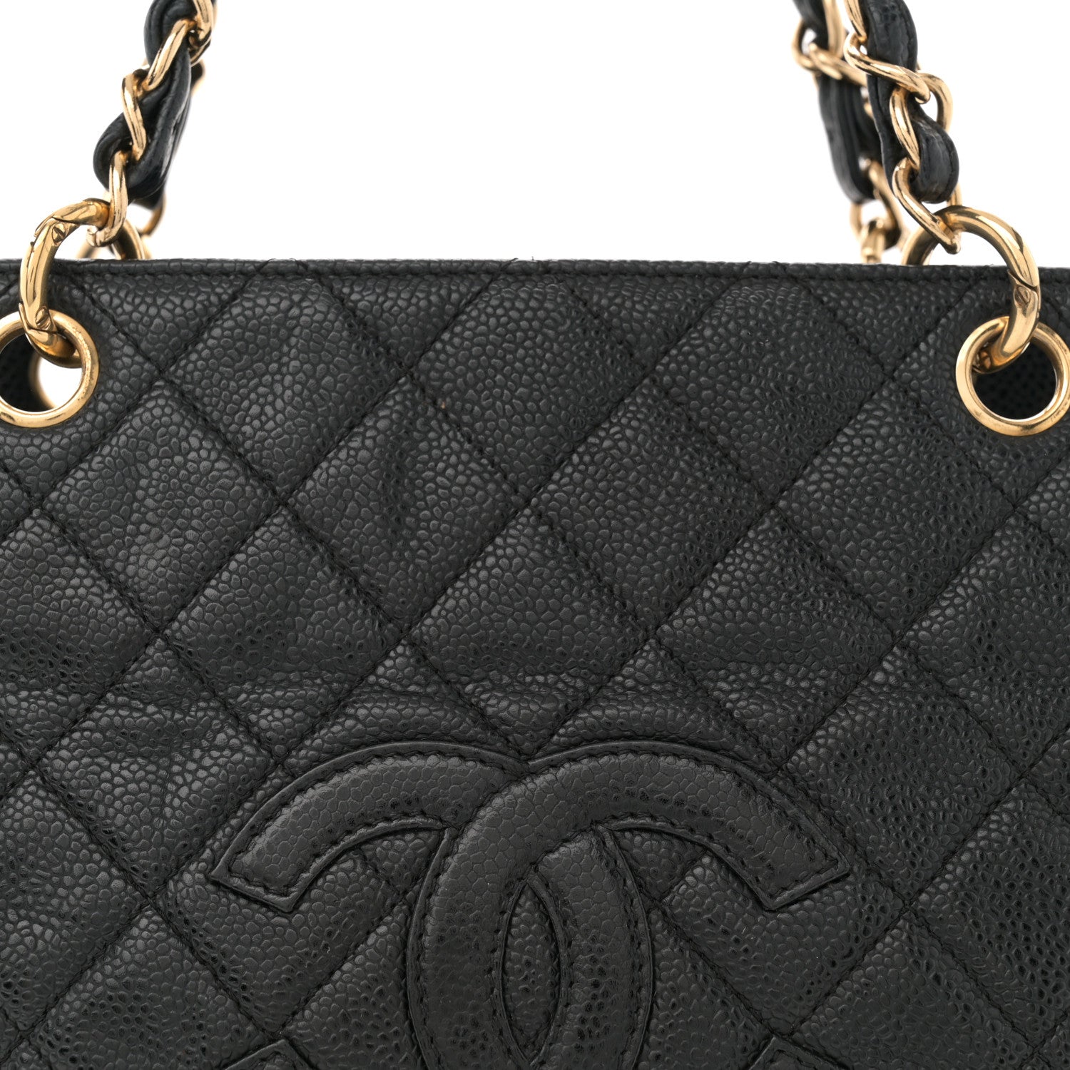 Chanel Caviar Quilted Petit Timeless Tote PTT Black 9 of 14