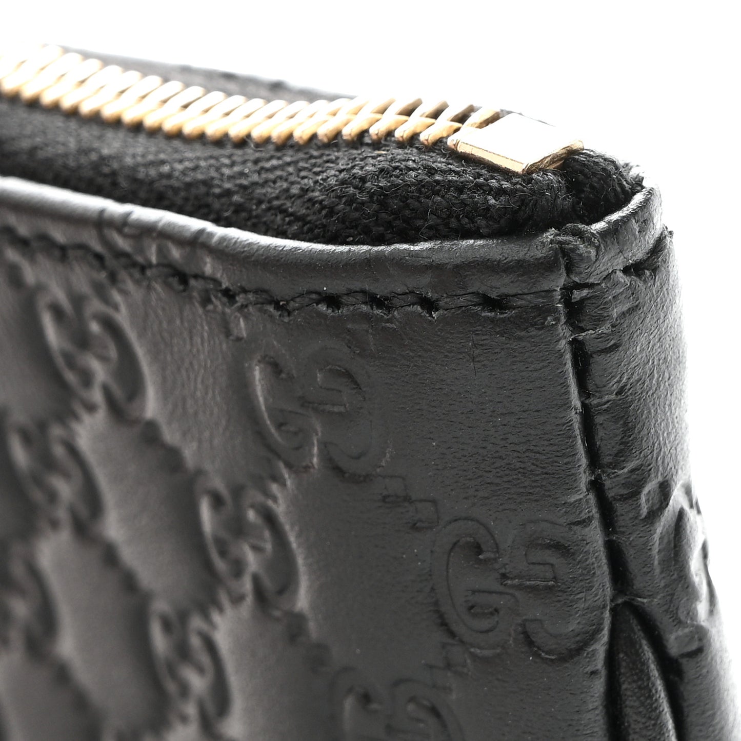 Microguccissima Key Ring Coin Case Black