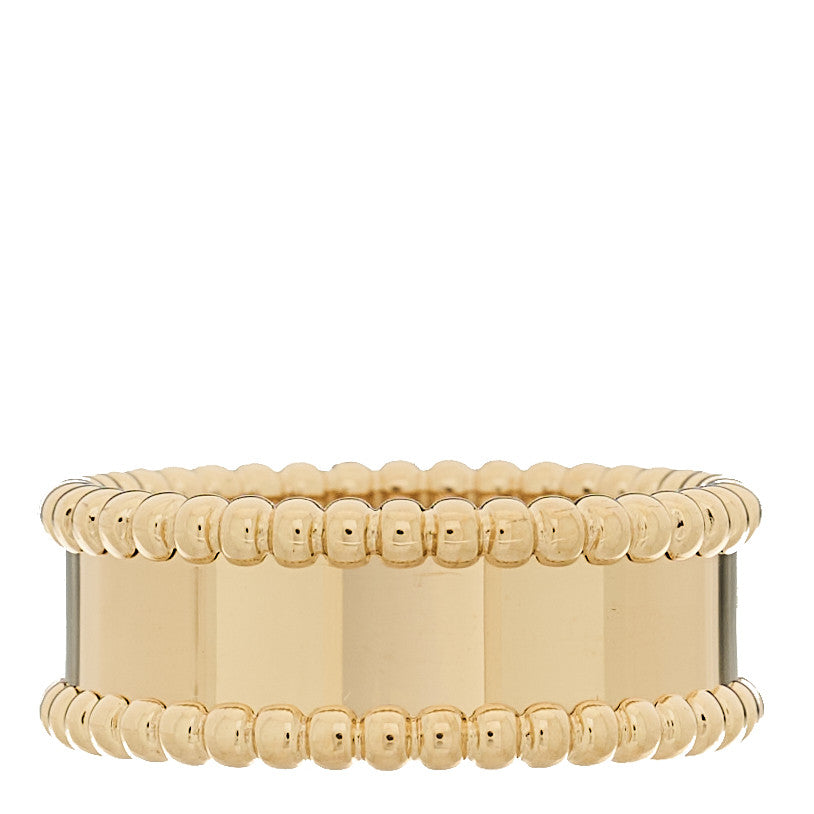 18K Yellow Gold Perlee Signature Ring 54 7