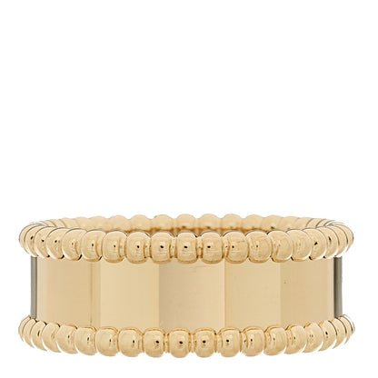 Van Cleef & Arpels 18K Yellow Gold Perlee Signature Ring 54 7 3 of 6