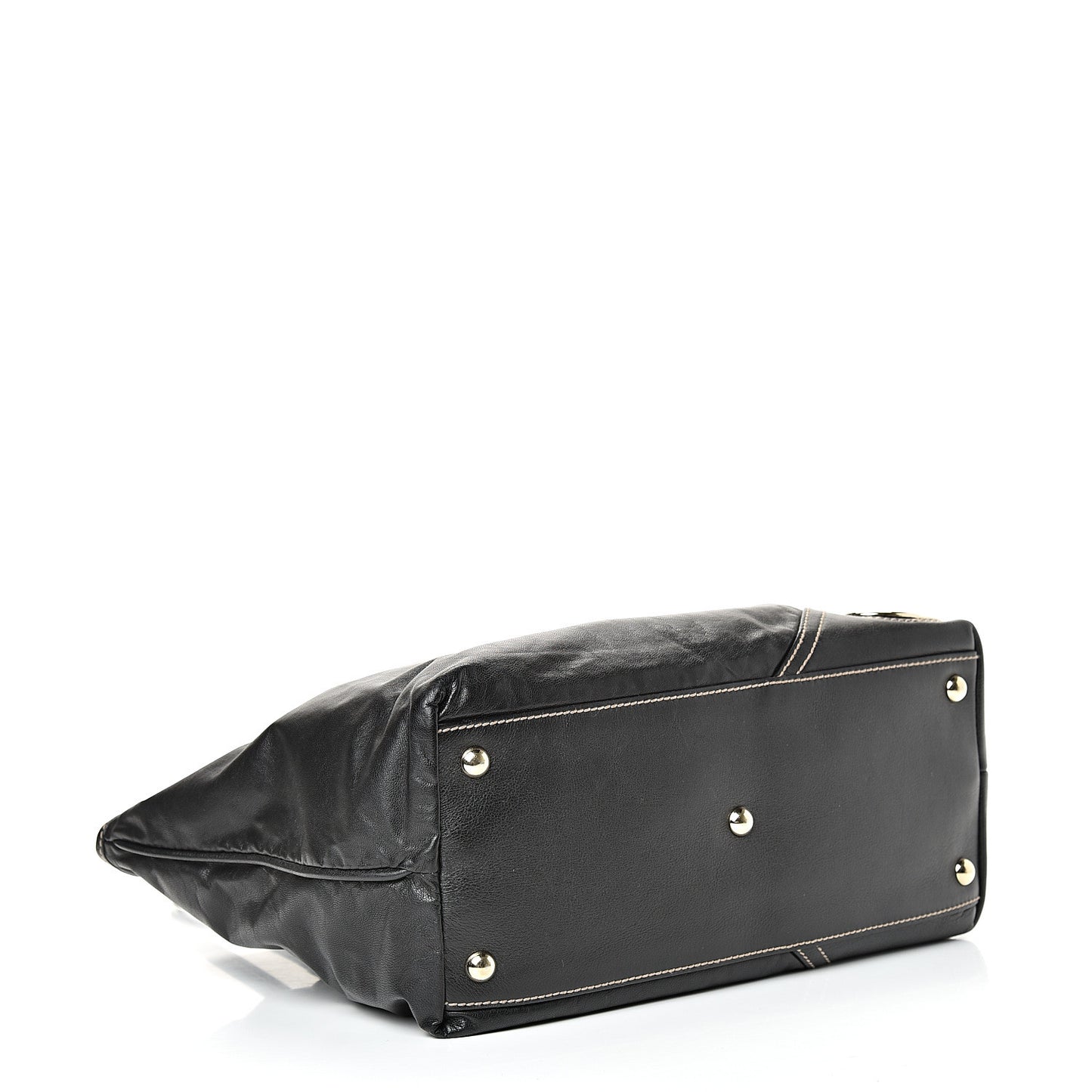 Leather Medium New Britt Tote Black
