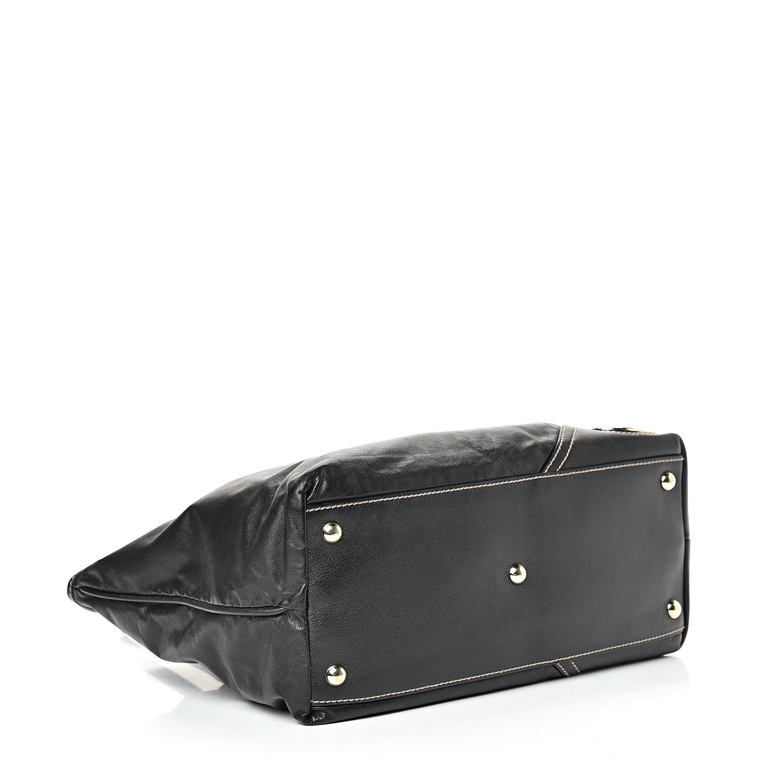 Gucci Leather Medium New Britt Tote Black 3 of 12
