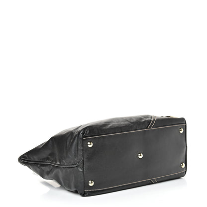 Gucci Leather Medium New Britt Tote Black 3 of 12
