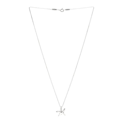 Tiffany Sterling Silver 15mm Elsa Peretti Starfish Pendant Necklace 3 of 5