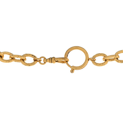 Chanel CC Chain Pendant Necklace Gold 5 of 7