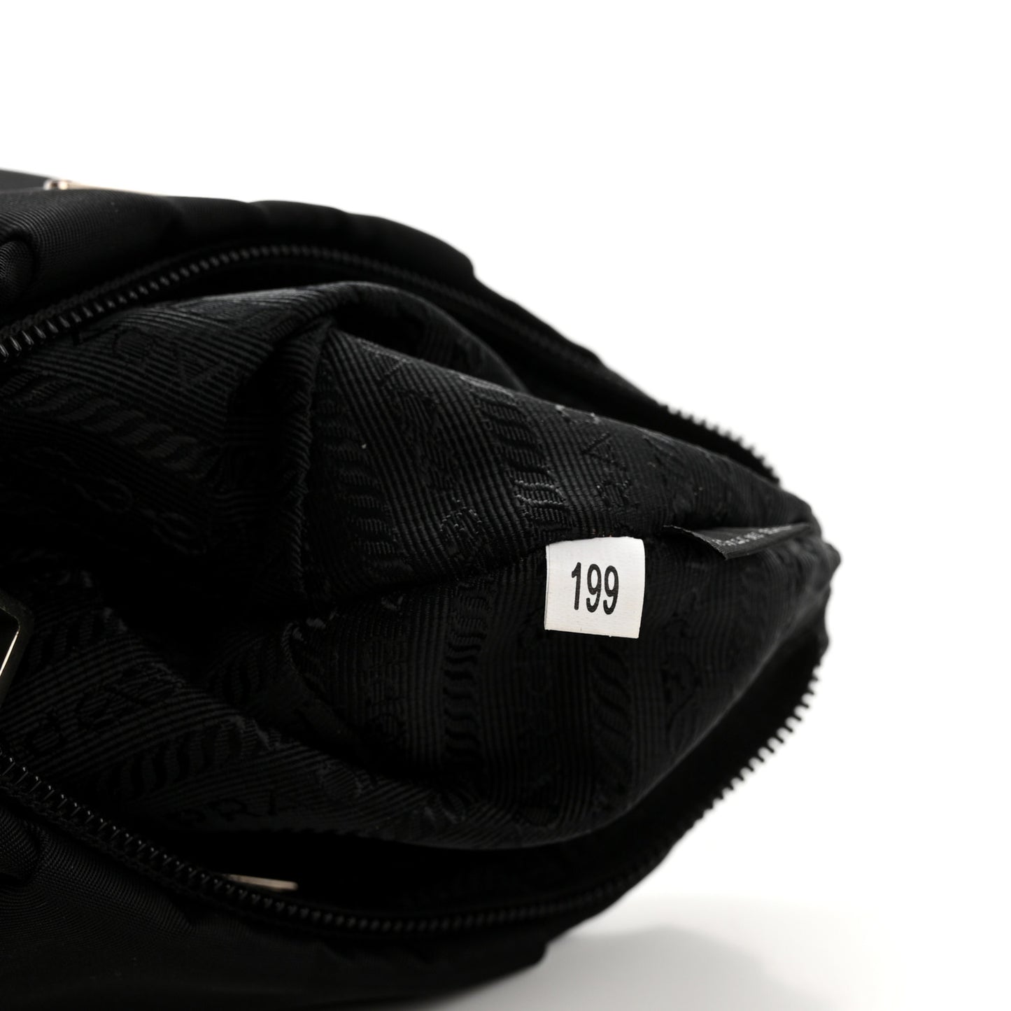 Tessuto Nylon Wristlet Clutch Black