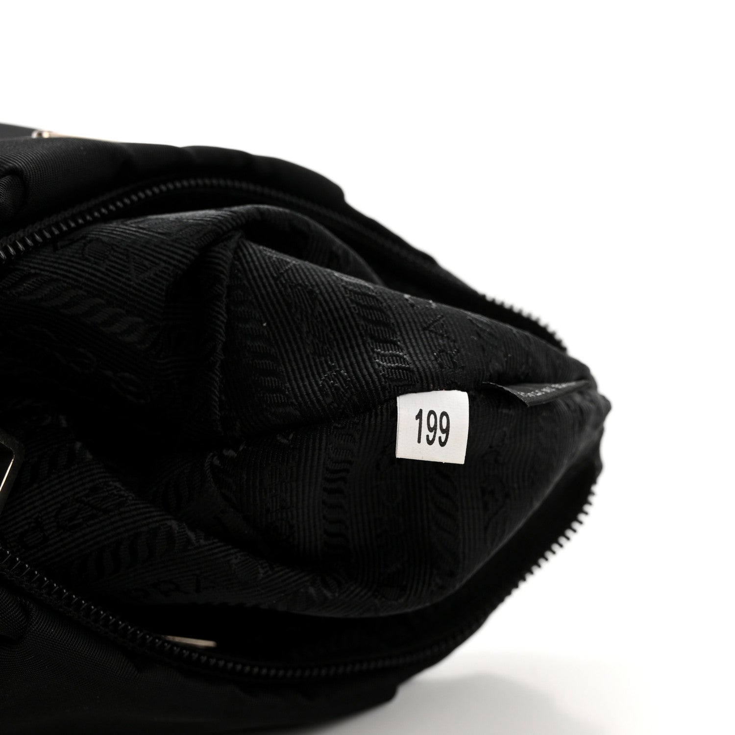 Prada Tessuto Nylon Wristlet Clutch Black 9 of 11