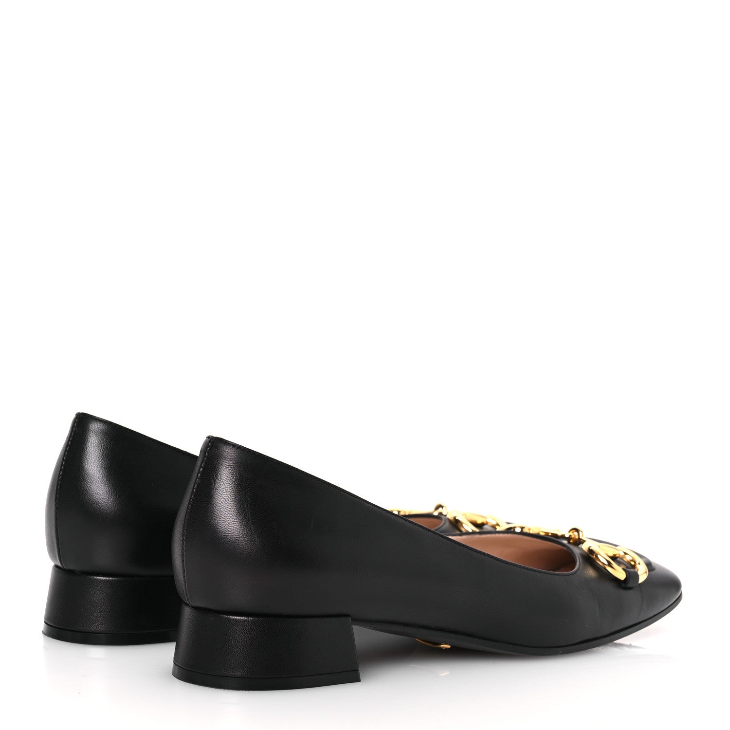 Gucci Malaga Kid Horsebit Ballet 25mm Flats 40 Black 5 of 18
