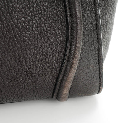 Celine Goatskin Micro Luggage Dark Taupe 10 of 10