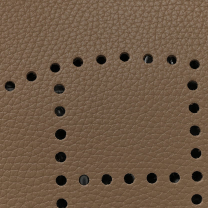 Hermes Taurillon Clemence Evelyne III PM Etoupe 8 of 11