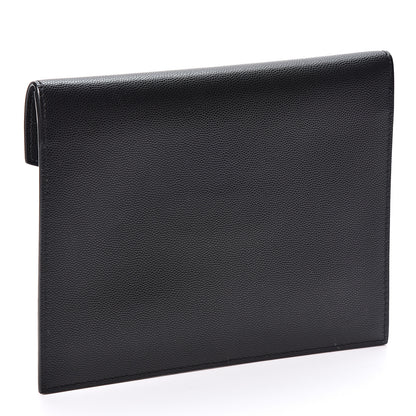 Saint Laurent Grain De Poudre Uptown Baby Pouch Black 2 of 9