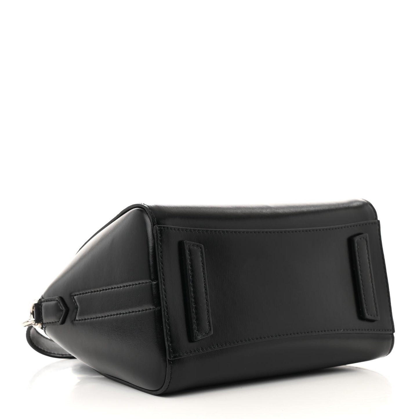 Shiny Lord Calfskin Mini Antigona Black