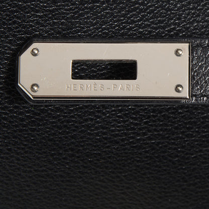 Hermes Evergrain Kelly Retourne 35 Black 11 of 28