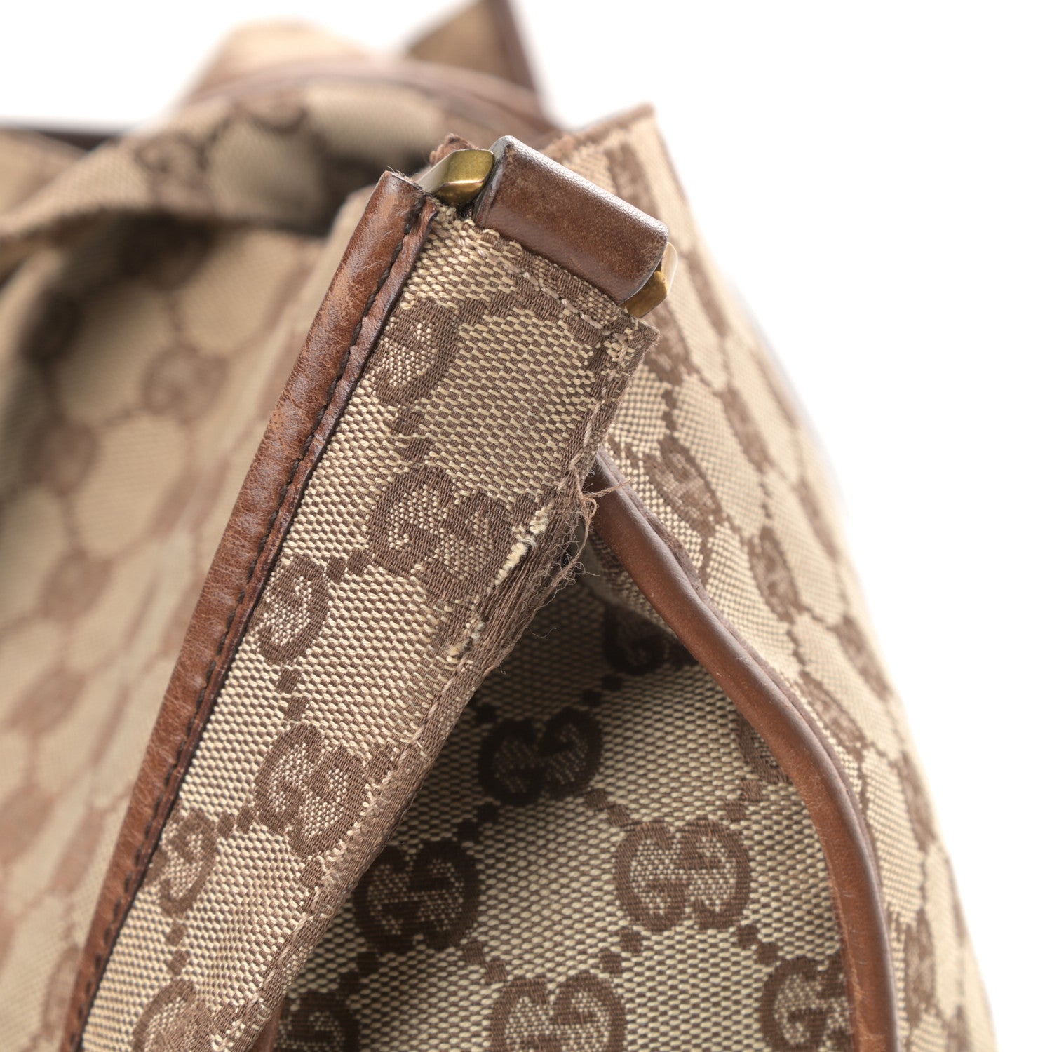 Gucci Monogram Messenger Bag Brown 13 of 16