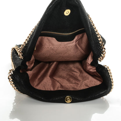 Stella McCartney Shaggy Deer Falabella Fold Over Tote Black 5 of 7