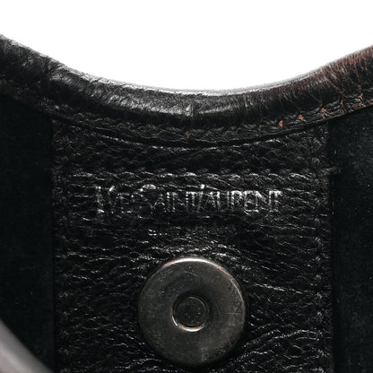 Saint Laurent Buffalo Horn Medium Mombasa Hobo Black 6 of 13