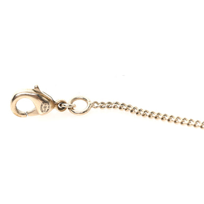 Chanel Metal Glitter Resin Pearl CC Drop Necklace Gold 4 of 4