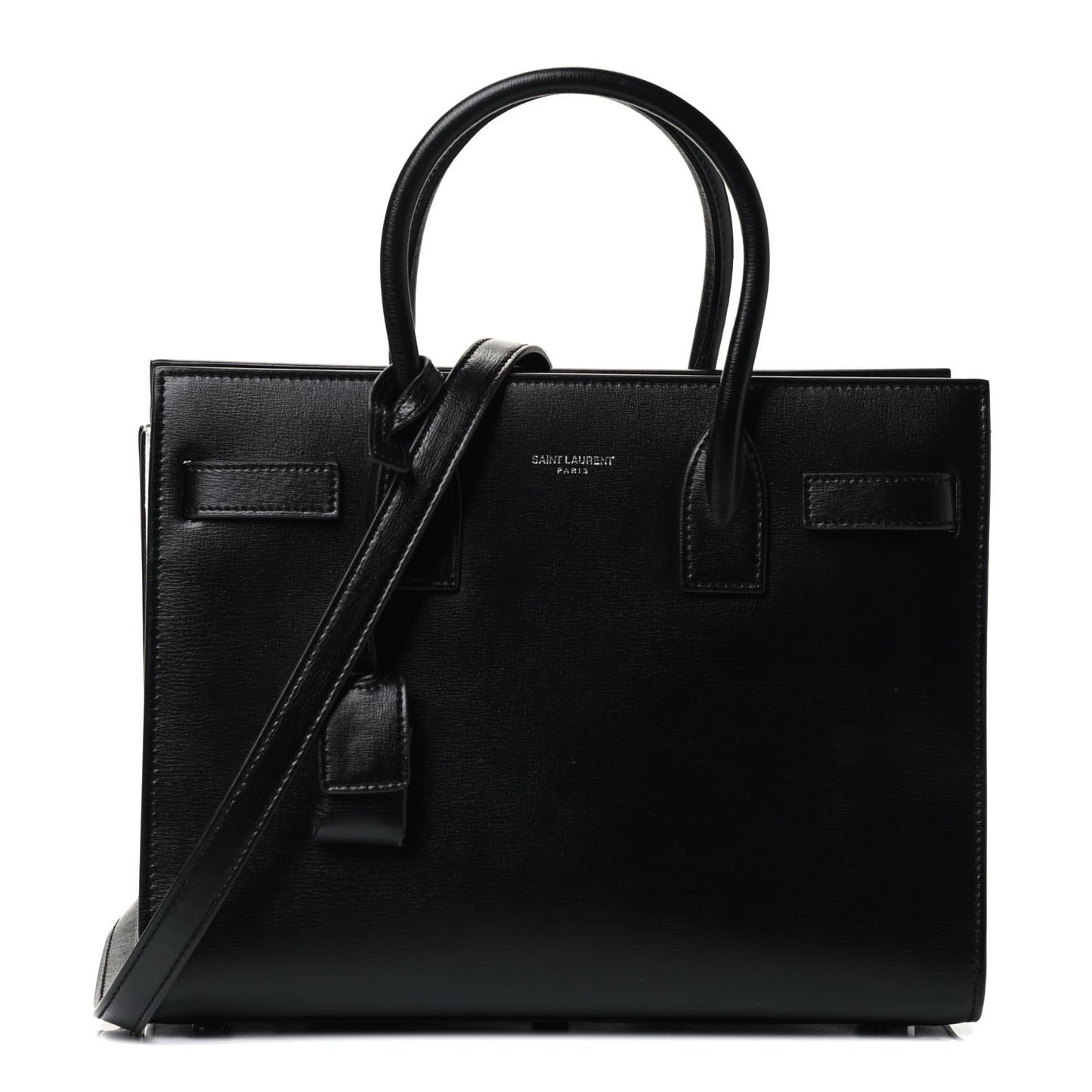 Calfskin Baby Sac De Jour Black White