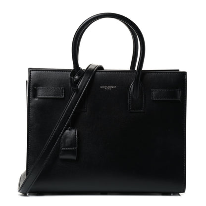 Saint Laurent Calfskin Baby Sac De Jour Black White 1 of 4