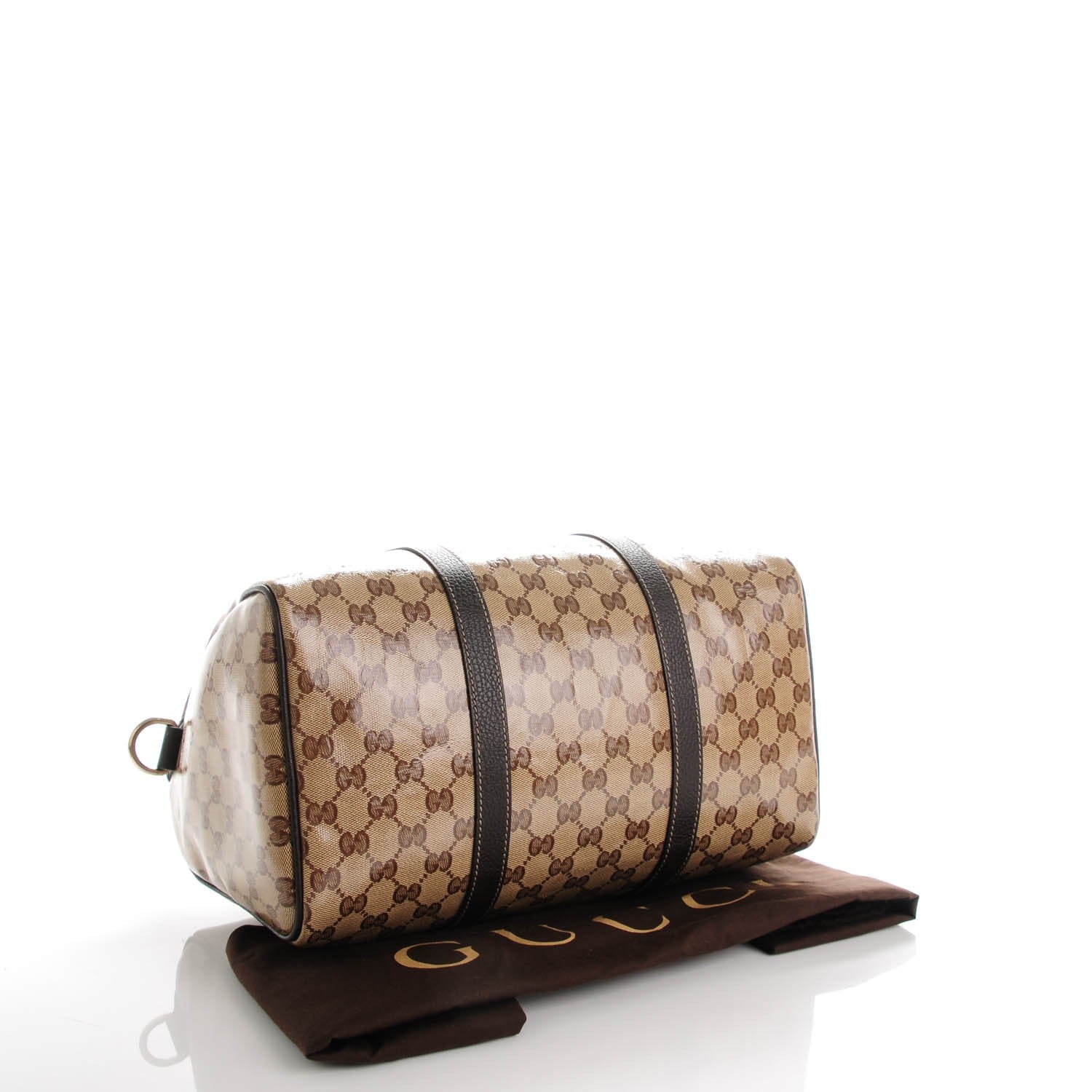 Gucci Crystal Monogram Medium Joy Boston Dark Brown 4 of 7