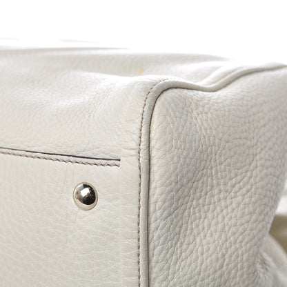 Gucci Pebbled Calfskin Medium Soho Shoulder Bag Off White 9 of 13