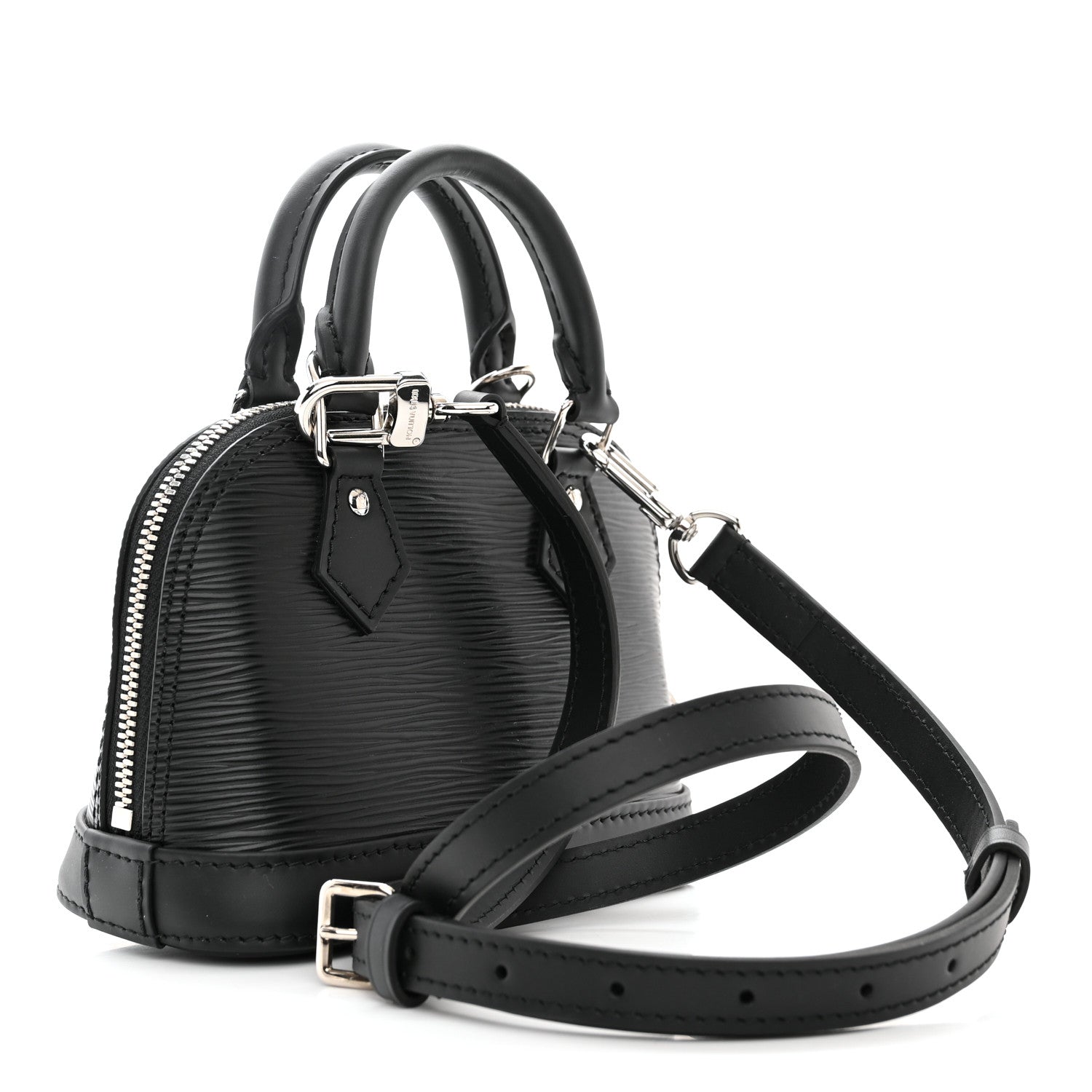 Louis Vuitton Epi Alma Nano Black 3 of 9