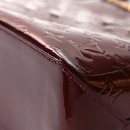 Louis Vuitton Vernis Wilshire MM Rouge Fauviste 9 of 12