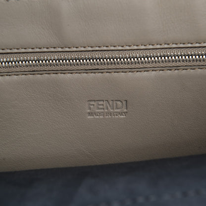 Fendi Vitello All In Shopper Tote Tortora Black 7 of 8